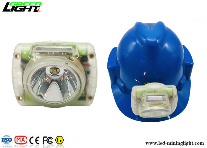 lampada di cappuccio senza cordone di sicurezza ricaricabile leggera dei minatori di 3.7V 1.78W 13000lux