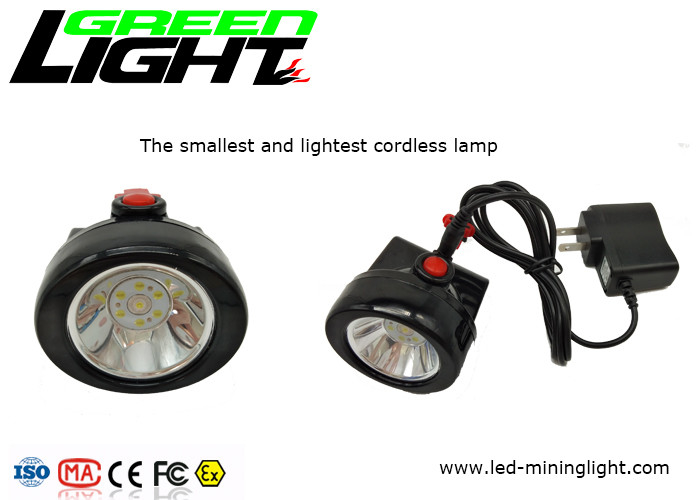 Lampada principale antidetonante estraente senza cordone impermeabile della testa di estrazione mineraria della luce 0.65W di IP67 80lum 4000lux