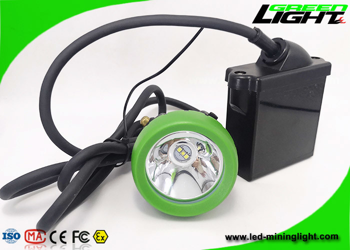 lampada carboniera sotterranea leggera 1.67W LED di estrazione mineraria legata con corde di 10000lux 7.8Ah