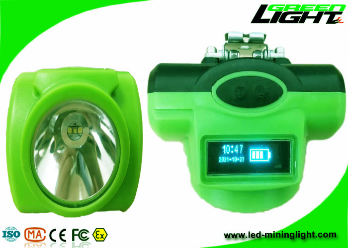 Display OLED Cordless Miner Cap Light Magnetic USB 232 lum 13000 Lux Impermeabile Wireless Cree Led Helmet Hat Lamp