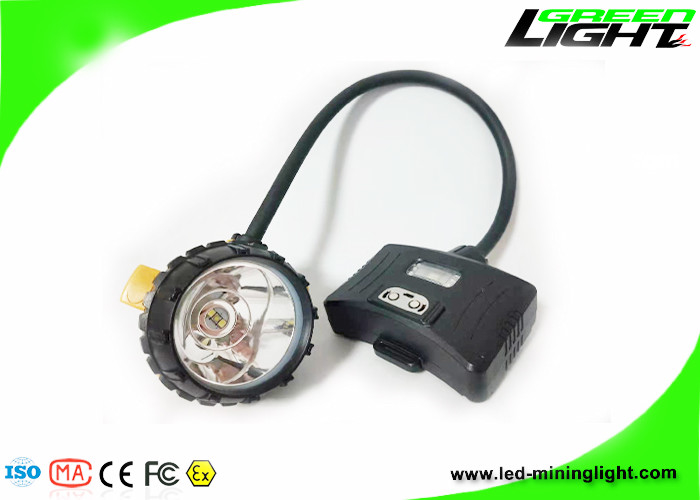 IP 68 Lampada da miniera con cavo impermeabile IP 68 221lum 15000Lux 6.8Ah Faro da minatore batteria Panasonic con spia posteriore