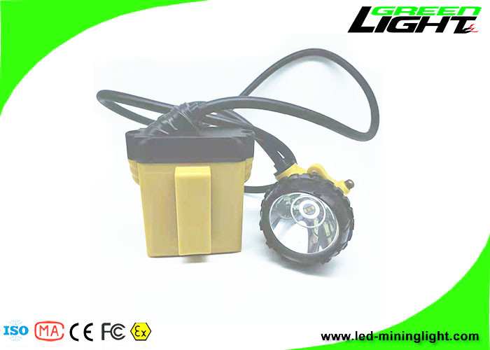 25000Lux ha condotto la batteria protetta contro le esplosioni delle luci 10.4Ah SAMSUNG del cappuccio del minatore per l'estrazione mineraria sotterranea