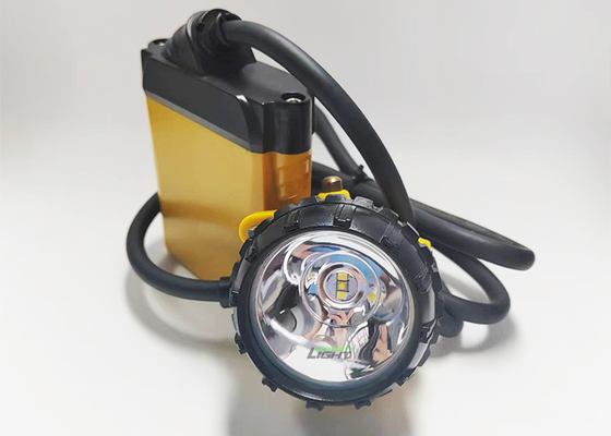 348lum 3W Lampada da miniera di carbone a LED ricaricabile Lampade frontali di sicurezza per minatori 10.4Ah Grande capacità della batteria