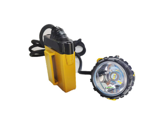 25000lx 10400mah Ip68 Lampada per casco da minatore a LED antideflagrante 348lum Faro da minatore