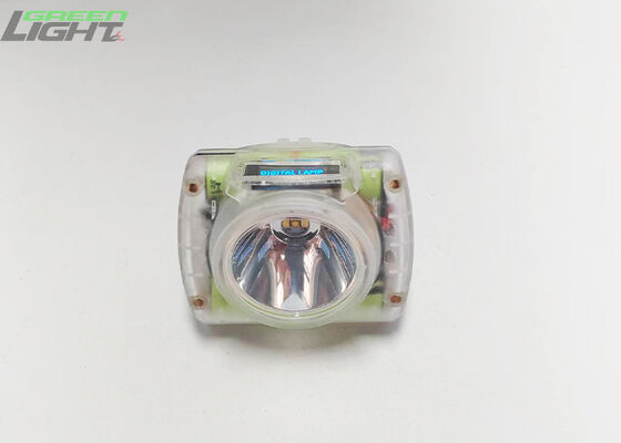 Lampada a tappeto ricaricabile per minatori di carbone 13000 Lux IP68 Lampada a casco impermeabile con schermo OLED
